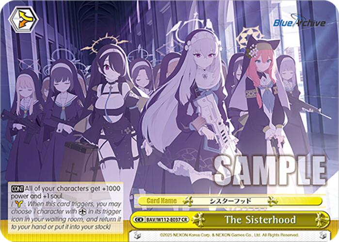 The Sisterhood (BAV/W112-E037 CR) [Blue Archive] | Cracking-Singles