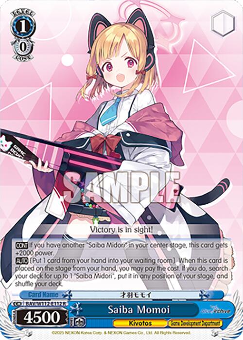 Saiba Momoi (BAV/W112-E112 R) [Blue Archive] | Cracking-Singles
