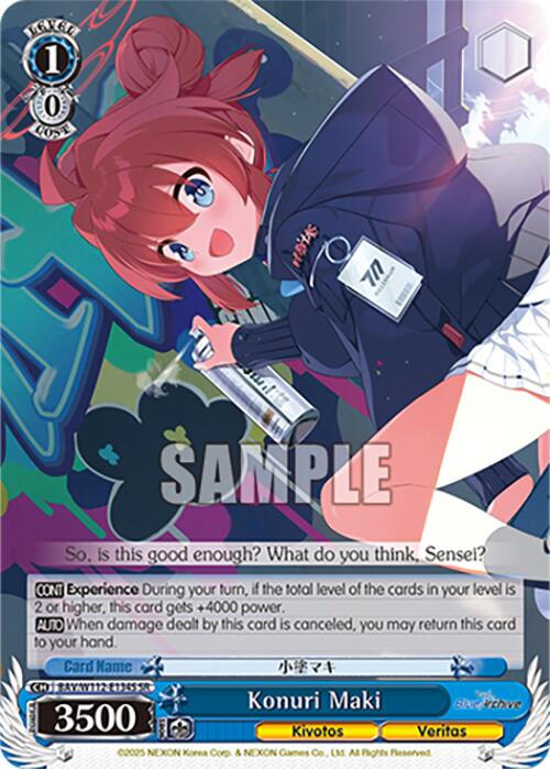 Konuri Maki (BAV/W112-E134S SR) [Blue Archive] | Cracking-Singles