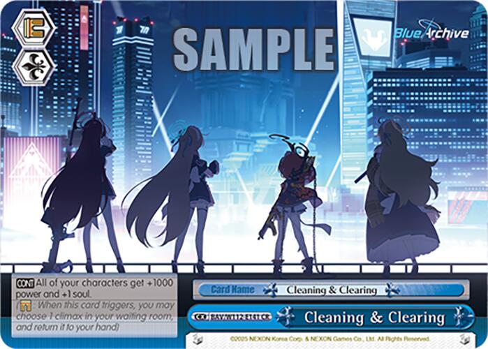 Cleaning & Clearing (BAV/W112-E141 CR) [Blue Archive] | Cracking-Singles