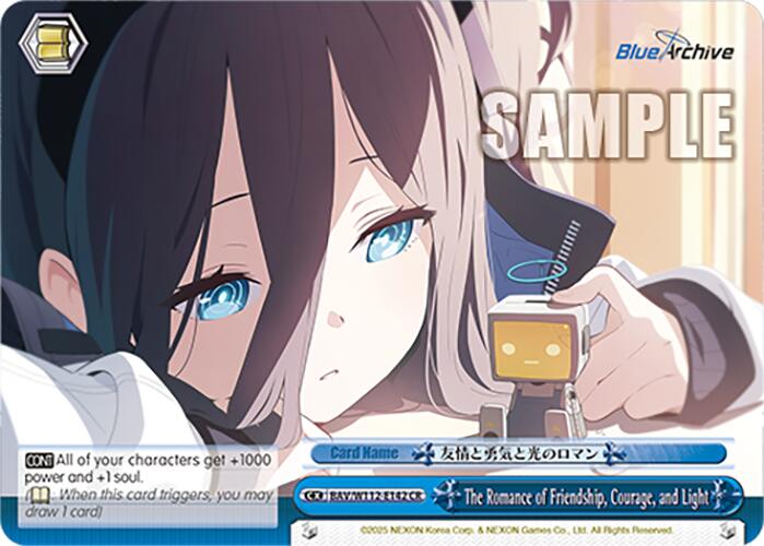 The Romance of Friendship, Courage, and Light (BAV/W112-E142 CR) [Blue Archive] | Cracking-Singles