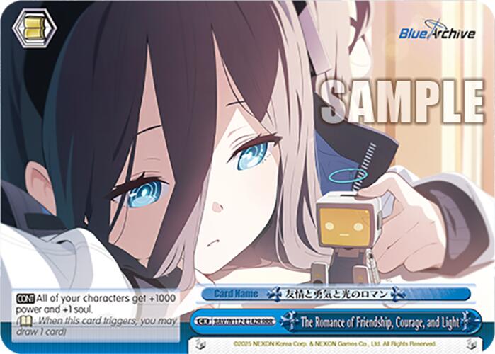 The Romance of Friendship, Courage, and Light (BAV/W112-E142R RRR) [Blue Archive] | Cracking-Singles