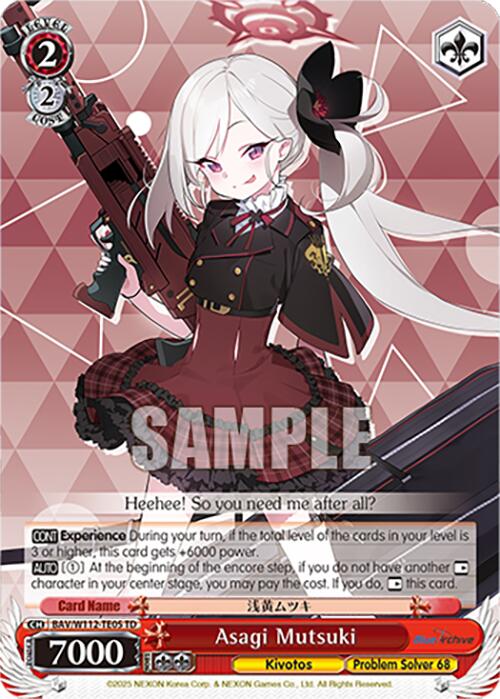 Asagi Mutsuki (BAV/W112-TE05 TD) [Blue Archive] | Cracking-Singles