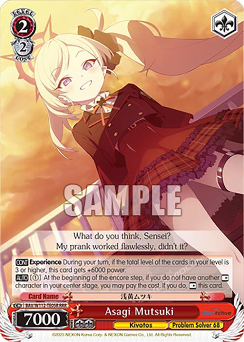 Asagi Mutsuki (BAV/W112-TE05RRR RRR) [Blue Archive] | Cracking-Singles