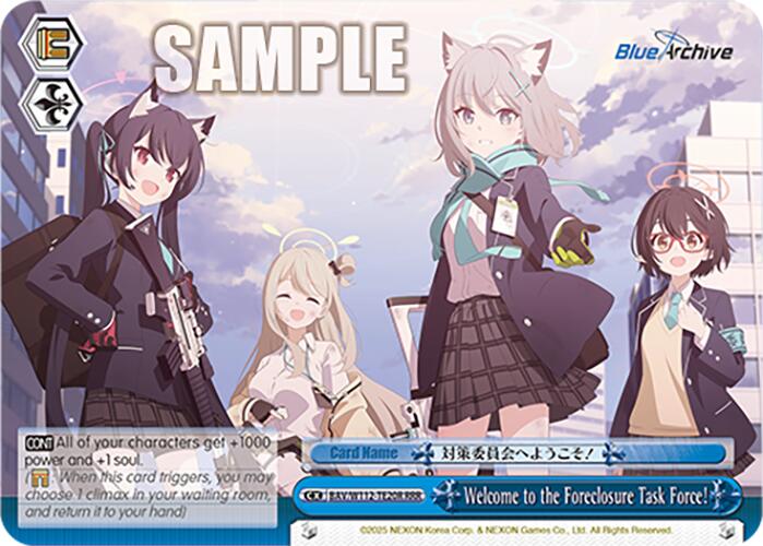 Welcome to the Foreclosure Task Force! (BAV/W112-TE20RRR RRR) [Blue Archive] | Cracking-Singles