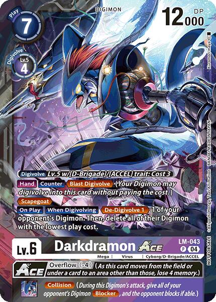 Darkdramon ACE [LM-043] (Limited Card Pack) [World Convergence] | Cracking-Singles
