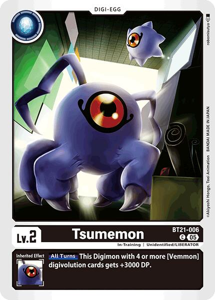 Tsumemon [BT21-006] [World Convergence] | Cracking-Singles