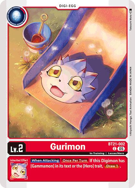 Gurimon [BT21-002] [World Convergence] | Cracking-Singles