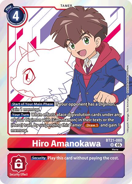 Hiro Amanokawa [BT21-080] [World Convergence] | Cracking-Singles