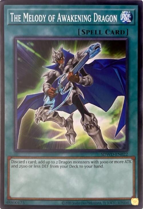 The Melody of Awakening Dragon (Unlimited Misprint) [SDWD-EN022] Common | Cracking-Singles