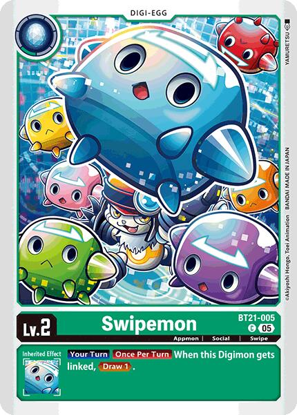 Swipemon [BT21-005] [World Convergence] | Cracking-Singles