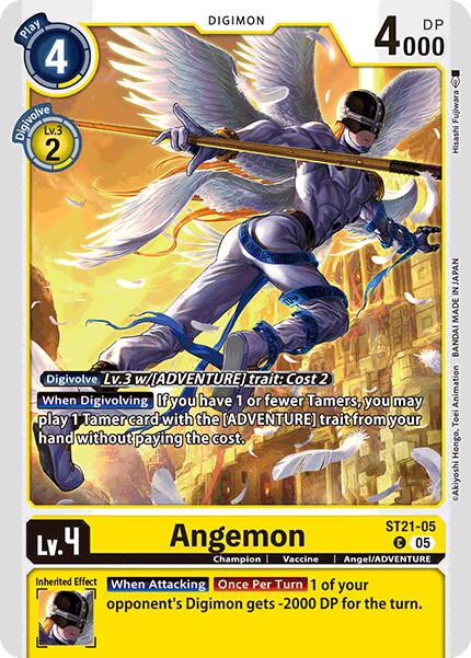 Angemon [ST21-05] [Starter Deck: Hero of Hope] | Cracking-Singles