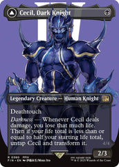 Cecil, Dark Knight // Cecil, Redeemed Paladin (Borderless) [FINAL FANTASY] | Cracking-Singles