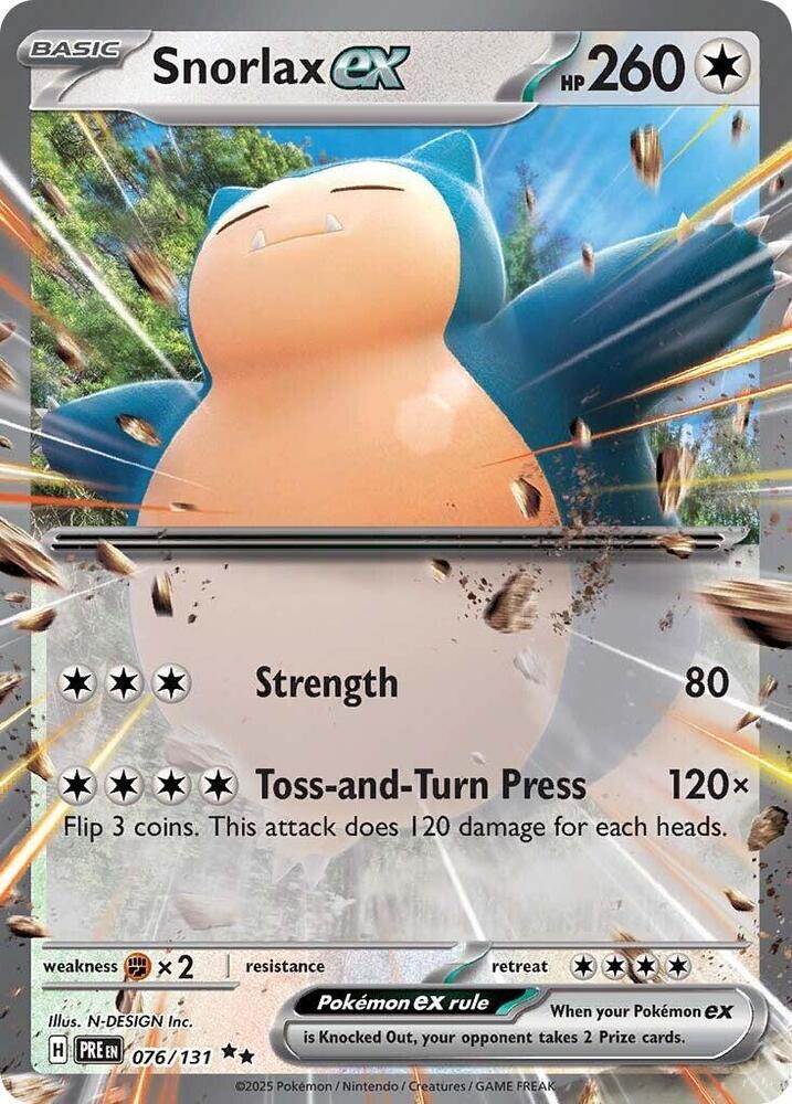 Snorlax ex (076/131) [Scarlet & Violet: Prismatic Evolutions] | Cracking-Singles