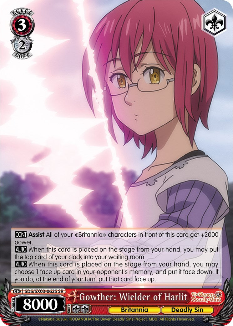 Gowther: Wielder of Harlit (SDS/SX03-062S SR) [The Seven Deadly Sins] | Cracking-Singles