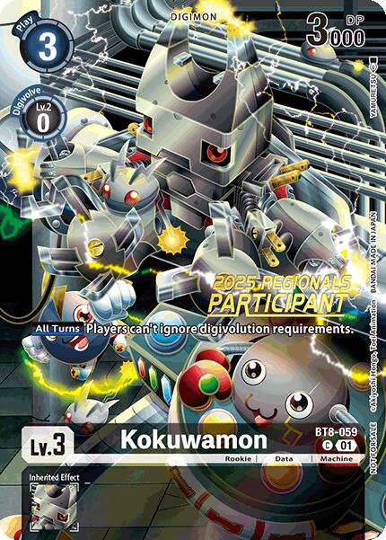 Kokuwamon [BT8-059] (2025 Regionals Participant) [New Awakening Promos] | Cracking-Singles