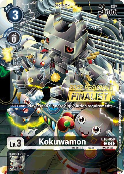 Kokuwamon [BT8-059] (2025 Regionals Finalist) [New Awakening Promos] | Cracking-Singles