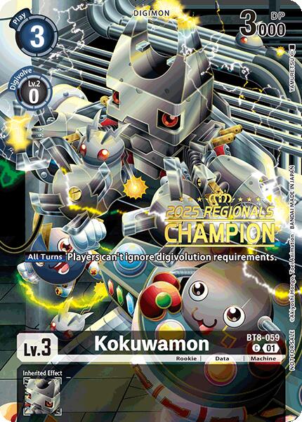Kokuwamon [BT8-059] (2025 Regionals Champion) [New Awakening Promos] | Cracking-Singles