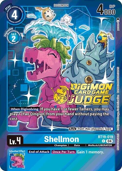 Shellmon [BT19-019] (Judge Pack 2025 Wave 1) [Release Special Booster Ver.2.0] | Cracking-Singles