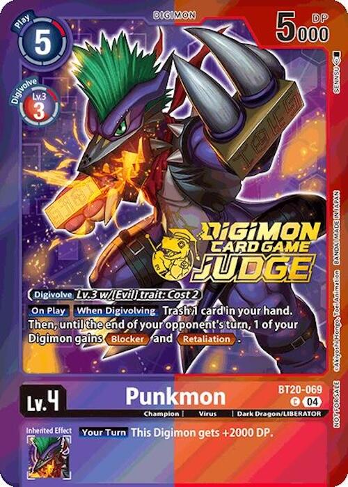 Punkmon [BT20-069] (Judge Pack 2025 Wave 1) [Release Special Booster Ver.2.5 Promos] | Cracking-Singles