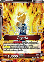 Vegeta // SSB Vegeta, Saiyan Pride (SLR) (BT27-001) [History of Z] | Cracking-Singles