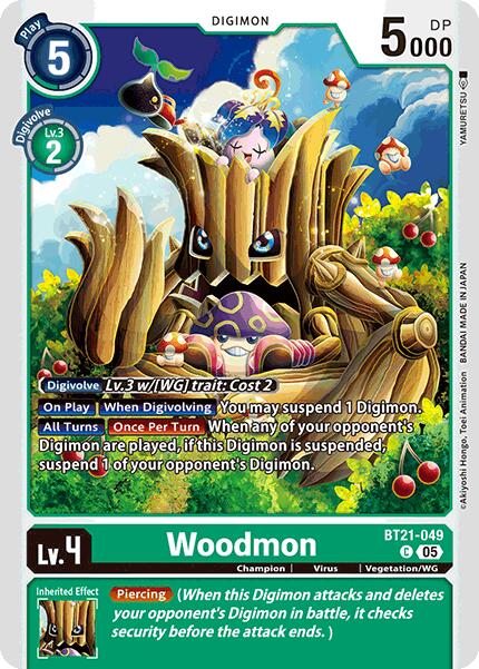 Woodmon [BT21-049] [World Convergence] | Cracking-Singles