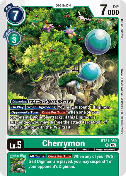 Cherrymon [BT21-050] [World Convergence] | Cracking-Singles