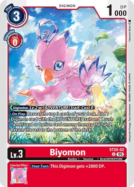 Biyomon [ST20-02] [Starter Deck: Protector of Light] | Cracking-Singles