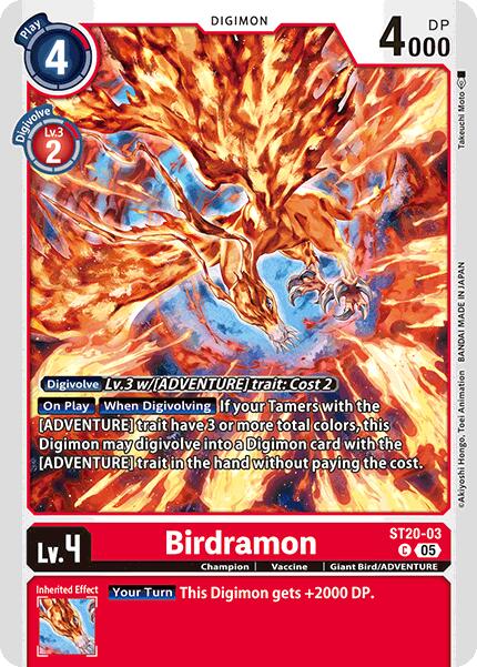 Birdramon [ST20-03] [Starter Deck: Protector of Light] | Cracking-Singles