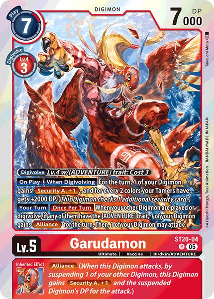 Garudamon [ST20-04] [Starter Deck: Protector of Light] | Cracking-Singles