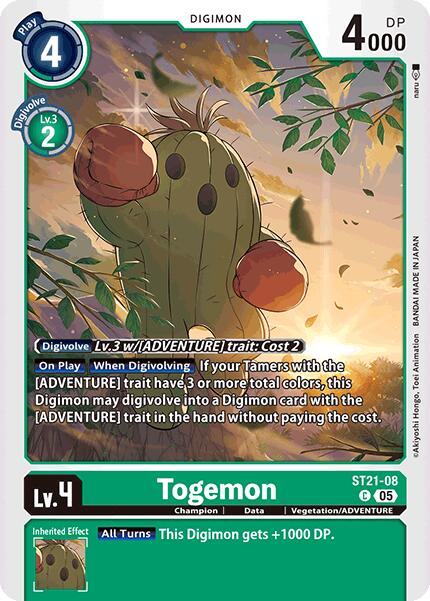 Togemon [ST21-08] [Starter Deck: Hero of Hope] | Cracking-Singles