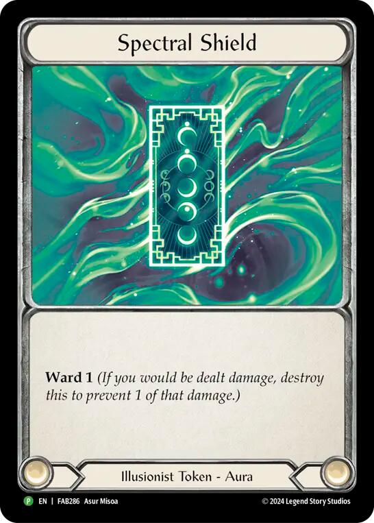 Spectral Shield [FAB286] (Promo)  Cold Foil | Cracking-Singles