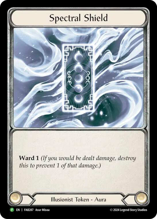Spectral Shield [FAB287] (Promo)  Cold Foil | Cracking-Singles