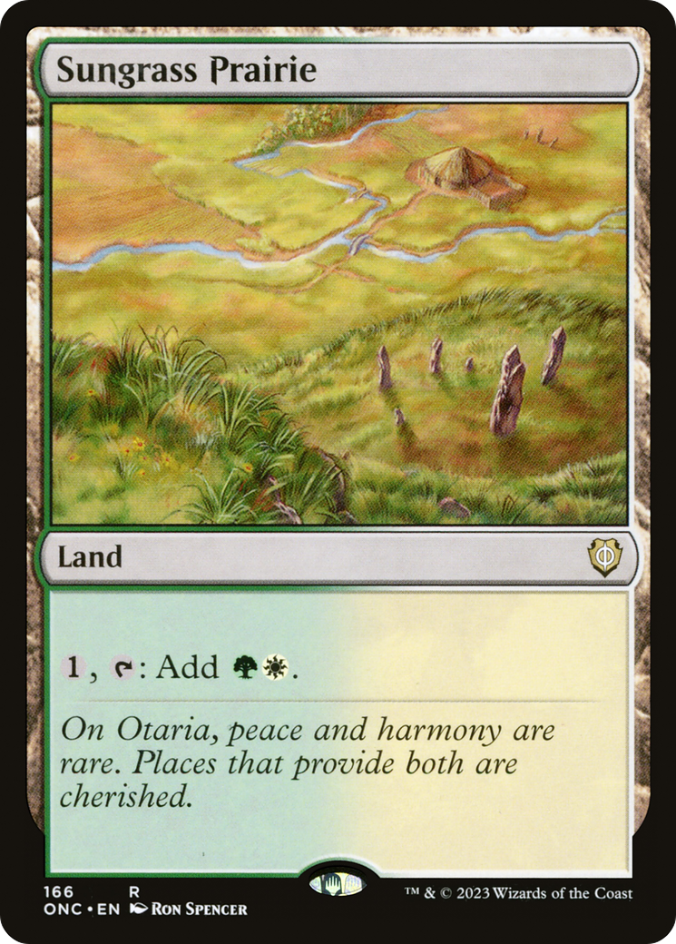 Sungrass Prairie [Phyrexia: All Will Be One Commander] | Cracking-Singles