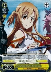 Asuna Putting Herself in the Front Lines (SAO/S26-E016 C) [Sword Art Online Vol.2] | Cracking-Singles