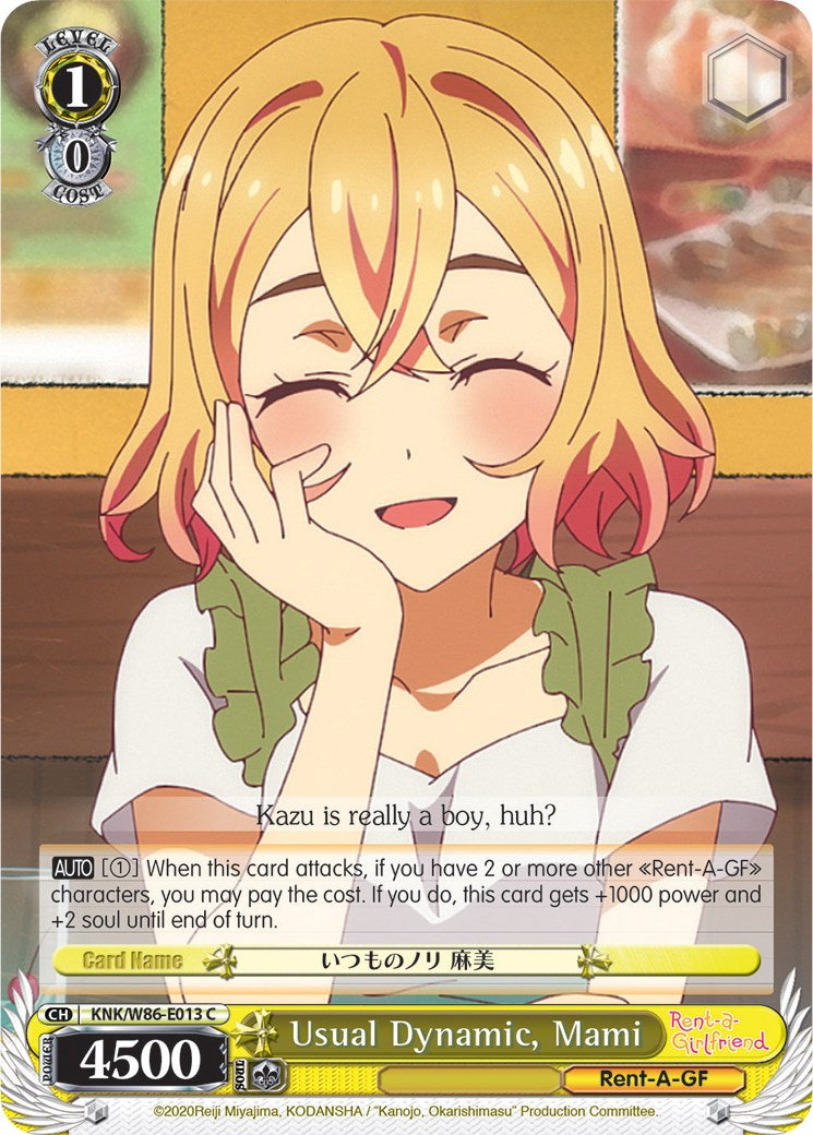 Usual Dynamic, Mami (KNK/W86-E013 C) [Rent-A-Girlfriend] | Cracking-Singles
