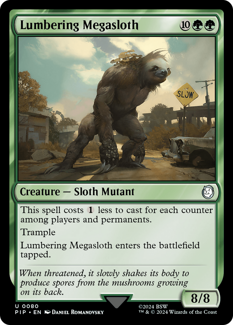 Lumbering Megasloth [Fallout] | Cracking-Singles
