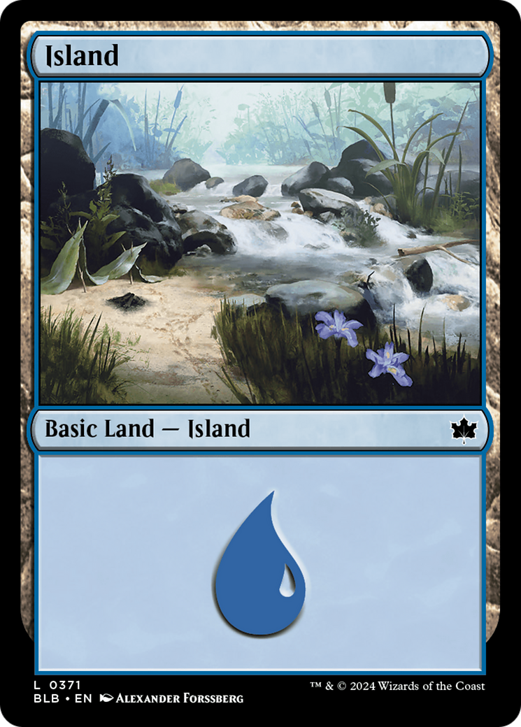 Island (0371) [Bloomburrow] | Cracking-Singles