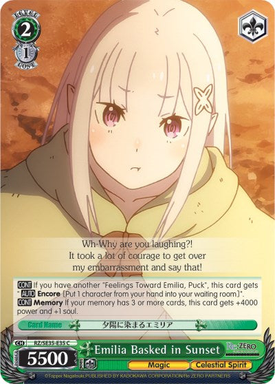 Emilia Basked in Sunset (RZ/SE35-E35 C) [Re:ZERO: The Frozen Bond] | Cracking-Singles