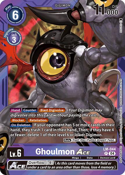 Ghoulmon ACE [LM-044] (Limited Card Pack) [World Convergence] | Cracking-Singles