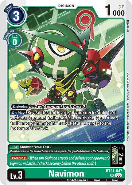 Navimon [BT21-047] [World Convergence] | Cracking-Singles