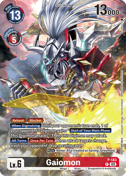 Gaiomon [P-183] (BT-21: Illustration Celebration Pack) [World Convergence] | Cracking-Singles