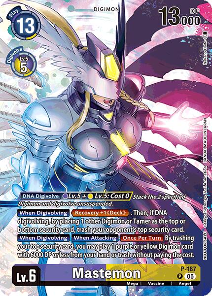Mastemon [P-187] (BT-21: Illustration Celebration Pack) [World Convergence] | Cracking-Singles
