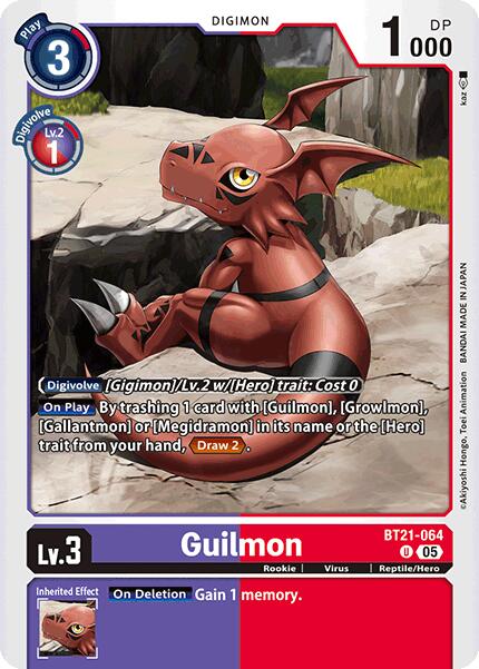 Guilmon [BT21-064] [World Convergence] | Cracking-Singles