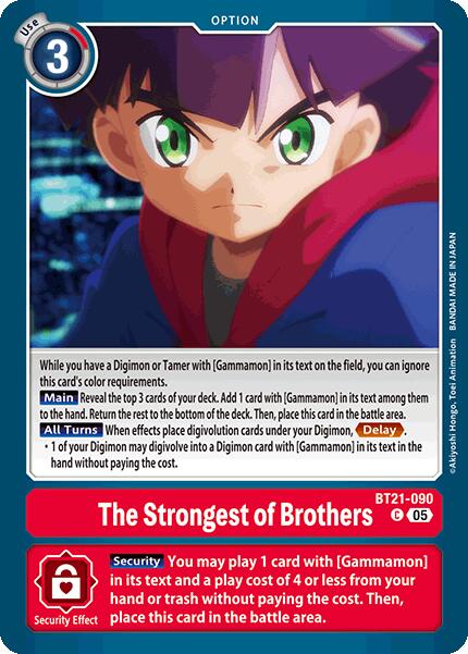 The Strongest of Brothers [BT21-090] [World Convergence] | Cracking-Singles