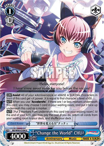 "Change the World" CHU2 [BanG Dream! Girls Band Party! 5th Anniversary] | Cracking-Singles