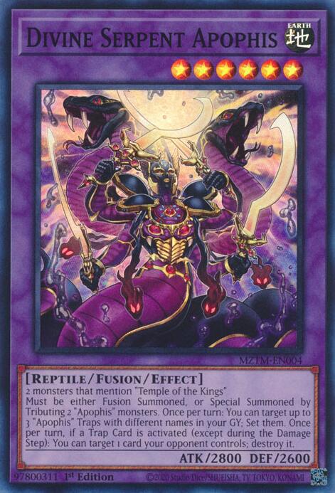 Divine Serpent Apophis [MZTM-EN004] Super Rare | Cracking-Singles