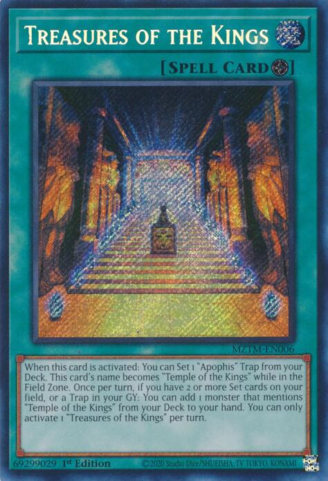 Treasures of the Kings [MZTM-EN006] Secret Rare | Cracking-Singles