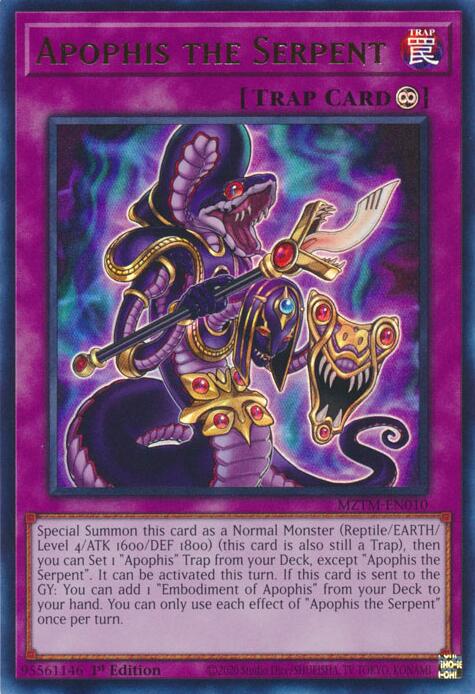 Apophis the Serpent [MZTM-EN010] Ultra Rare | Cracking-Singles
