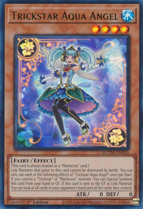 Trickstar Aqua Angel [MZTM-EN026] Ultra Rare | Cracking-Singles